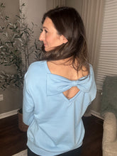 Load image into Gallery viewer, Back Bow Sweatshirt - Spicy Chic Boutique