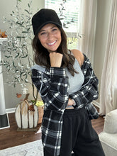 Load image into Gallery viewer, Marlow Plaid Fleece Shacket