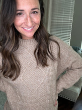 Load image into Gallery viewer, Cable Knit Sweater Dress - Spicy Chic Boutique