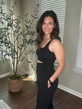 Load image into Gallery viewer, Black Cut-Out Active Jumpsuit - Spicy Chic Boutique