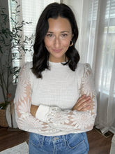 Load image into Gallery viewer, Whimsical Lace Sleeve Blouse
