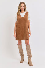 Load image into Gallery viewer, Casual Corduroy Overall Dress