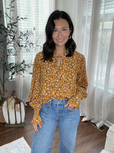 Load image into Gallery viewer, Boho Chic Floral Blouse