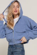 Load image into Gallery viewer, Corduroy Zip Up Hoodie - Spicy Chic Boutique