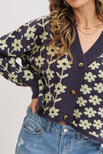 Load image into Gallery viewer, Cool Bloom Sweater Cardigan
