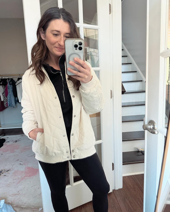 Cream Dream Quilted Jacket - Spicy Chic Boutique