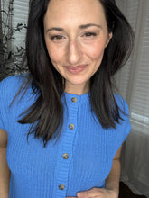 Load image into Gallery viewer, Blue Skies Knit Cardigan - Spicy Chic Boutique