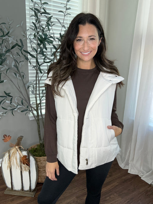 Vanilla Sky Puffer Vest