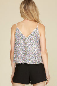 Sequin Cami Top - Spicy Chic Boutique