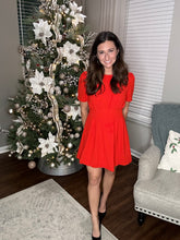 Load image into Gallery viewer, Very Merry Red Dress - Spicy Chic Boutique
