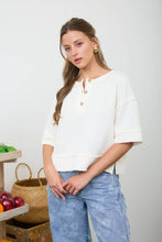 Load image into Gallery viewer, Basic Textured Button Tops - Spicy Chic Boutique