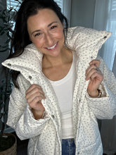 Load image into Gallery viewer, Ditsy Floral Puffer Jacket - Spicy Chic Boutique
