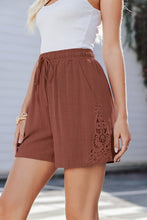 Load image into Gallery viewer, Linen and Lace Shorts - Spicy Chic Boutique