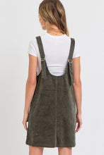Load image into Gallery viewer, Casual Corduroy Overall Dress