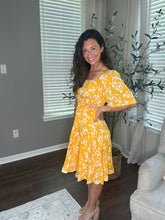 Load image into Gallery viewer, Sunshine Flutter Sleeve Dress - Spicy Chic Boutique