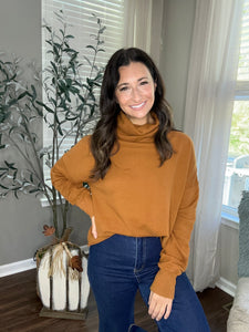 Amber Glow Turtleneck