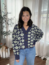 Load image into Gallery viewer, Cool Bloom Sweater Cardigan