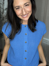 Load image into Gallery viewer, Blue Skies Knit Cardigan - Spicy Chic Boutique