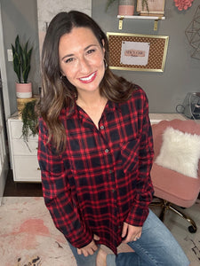 Perfect for the Season Plaid Tops (color options) - Spicy Chic Boutique