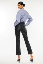 Load image into Gallery viewer, Sleek Edge Vegan Leather Pants