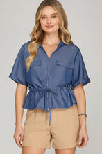 Load image into Gallery viewer, Chambray All Day Top - Spicy Chic Boutique