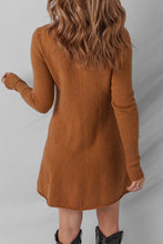 Load image into Gallery viewer, Brown Sweater Dress