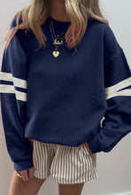 Load image into Gallery viewer, Varsity Stripes Pullover