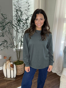 Essential Long Sleeve Tee (color options)
