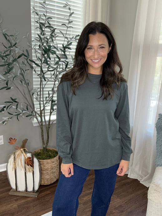 Essential Long Sleeve Tee (color options)