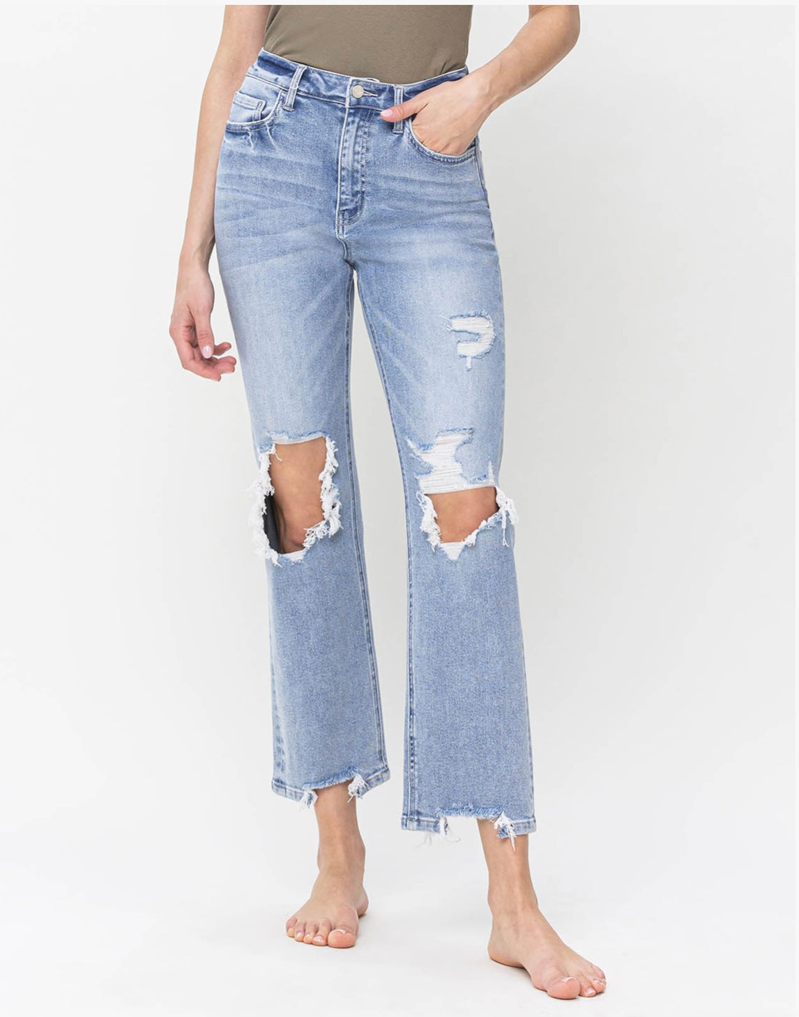 The Alyssa 90's Straight Leg Jean (FINAL SALE) - Main Image