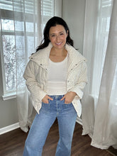 Load image into Gallery viewer, Ditsy Floral Puffer Jacket - Spicy Chic Boutique