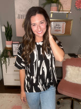 Load image into Gallery viewer, Splatter Chic Blouse (color options) - Spicy Chic Boutique