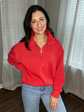 Load image into Gallery viewer, Cozy Heartbreaker Quarter Zip - Spicy Chic Boutique