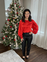 Load image into Gallery viewer, Sleek Edge Vegan Leather Pants