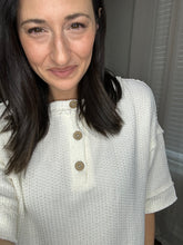 Load image into Gallery viewer, Basic Textured Button Tops - Spicy Chic Boutique