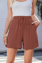 Load image into Gallery viewer, Linen and Lace Shorts - Spicy Chic Boutique