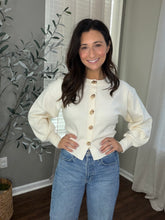 Load image into Gallery viewer, Gilded Charm Cardigan Sweater