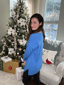 Beautiful Cobalt Sweater - Spicy Chic Boutique