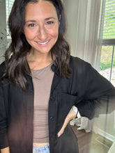 Load image into Gallery viewer, Linen Days Button-Up Tops (color options) - Spicy Chic Boutique