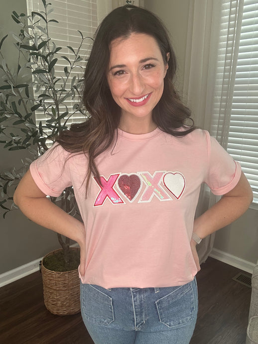 XOXO Valentine's Day Tee - Spicy Chic Boutique