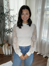 Load image into Gallery viewer, Whimsical Lace Sleeve Blouse