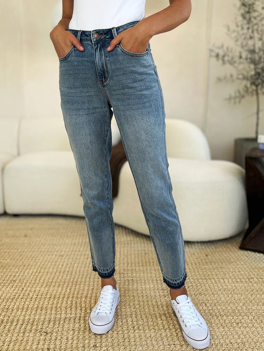 Rigid Magic Release Hem Boyfriend Jeans - Spicy Chic Boutique