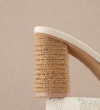 Load image into Gallery viewer, Natural Raffia Heels - Spicy Chic Boutique