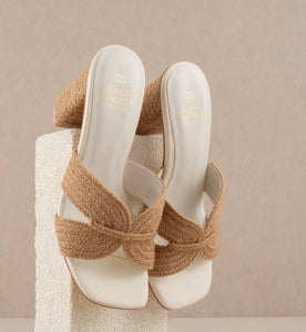 Natural Raffia Heels - Spicy Chic Boutique