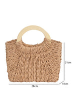 Load image into Gallery viewer, Straw Tote Bag - Spicy Chic Boutique