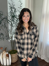 Load image into Gallery viewer, Retro Plaid Button-Up
