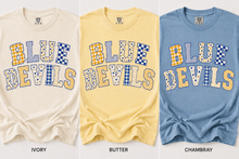 Load image into Gallery viewer, Blue Devils Patchwork Tee