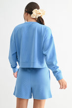 Load image into Gallery viewer, Skies are Blue Long Sleeve Top - Spicy Chic Boutique