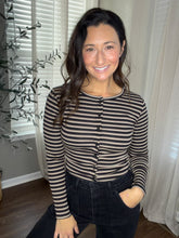 Load image into Gallery viewer, Espresso Martini Button Top - Spicy Chic Boutique