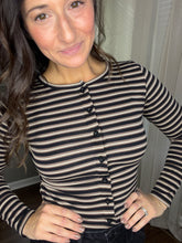 Load image into Gallery viewer, Espresso Martini Button Top - Spicy Chic Boutique